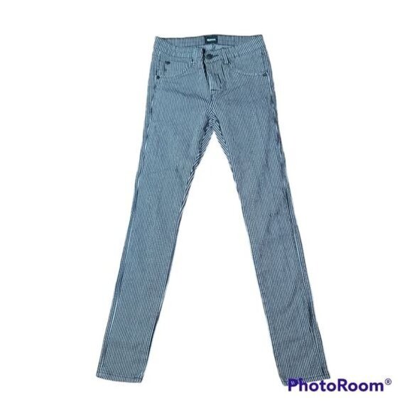 Girls Hudson Striped Skinny Jean size 14 - Picture 1 of 10